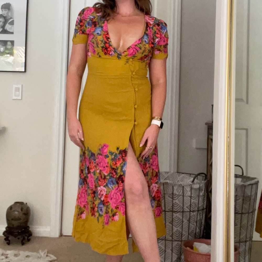 Stunning Free People Vintage Floral Aesthetic Dress - Picture 4 of 5
